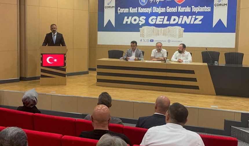 Çorum Kent Konseyi Olağan Seçimli Genel Kurulu 29 Haziran’da Yapılacak