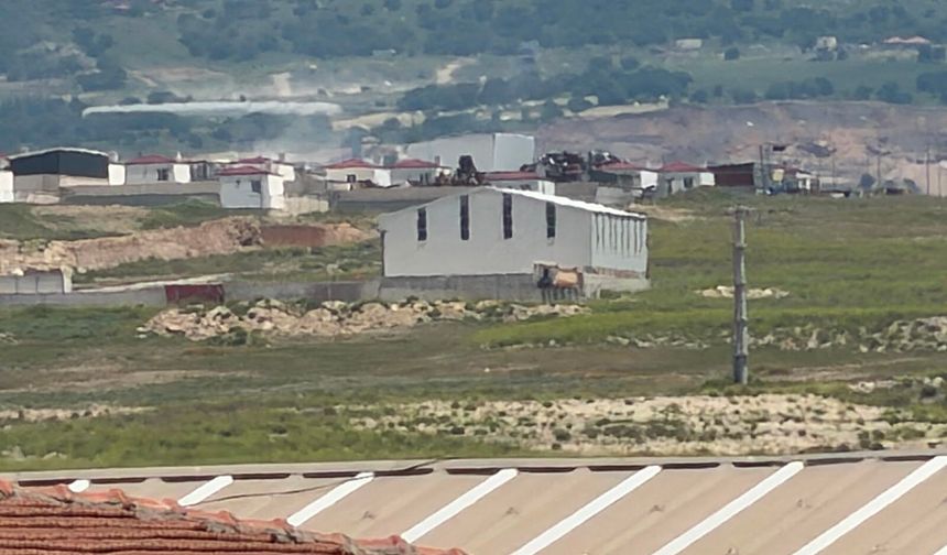 Kereste Dükkanında Korkutan Yangın!