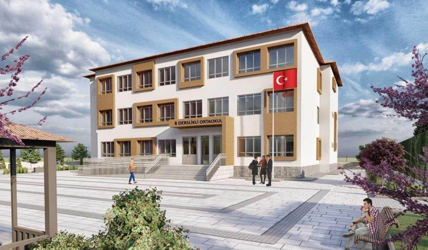 Oğuzlar Ortaokulu Yeniden İnşa Ediliyor! Modern Eğitim Yuvası Yükselecek