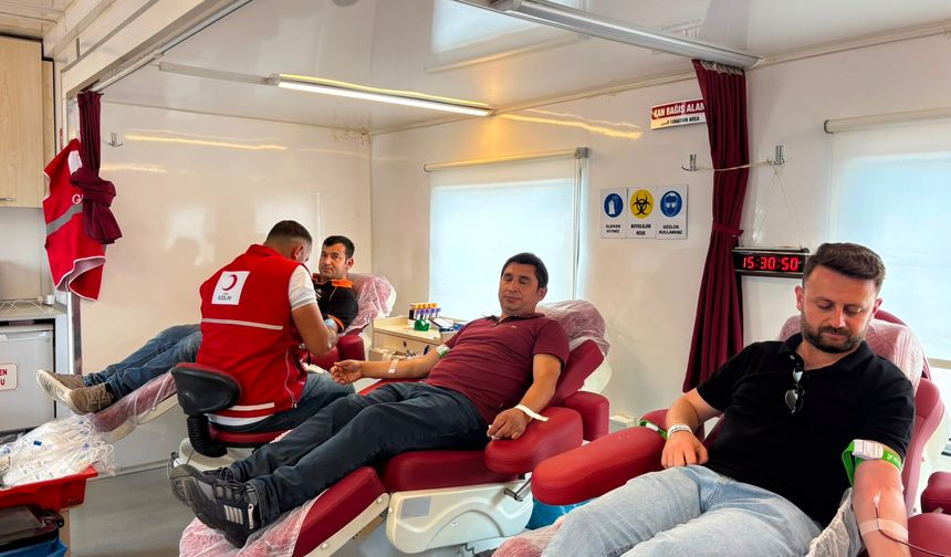 Türk Kızılay Alaca'da 112 Ünite Kan Topladı