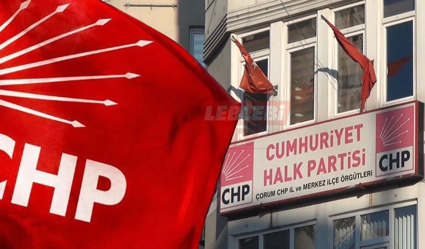 Çorum CHP'de İstifalar Başladı, İlk İstifa Geldi