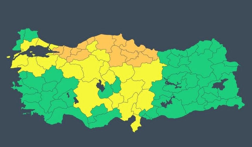 AFAD’dan Çorum’a Turuncu Kod Uyarısı