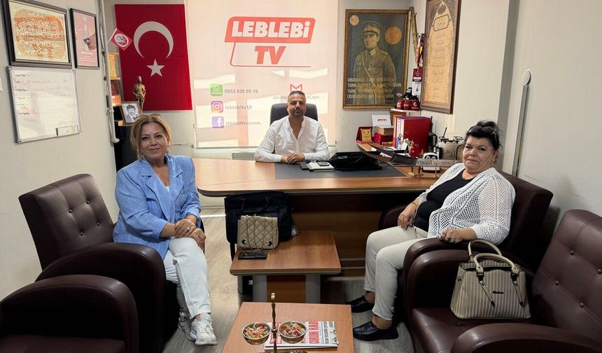 Edesen Genel Başkanı Yeşim Güler'den Leblebi Tv'ye Ziyaret