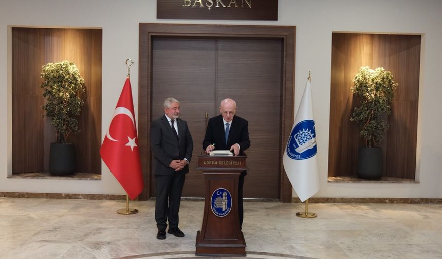 İsmail Kahraman’dan Çorum Belediyesine Ziyaret