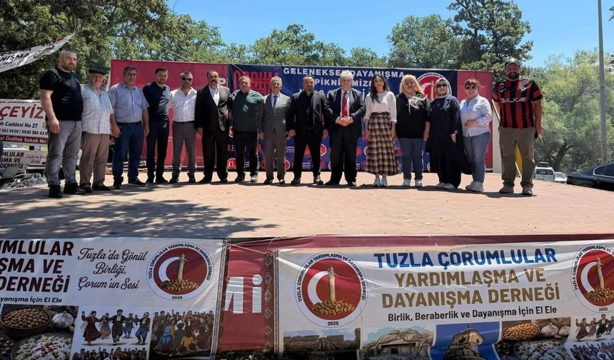Çorumluların Birlik Günü! Tuzla'da Yoğun Katılımlı Piknik
