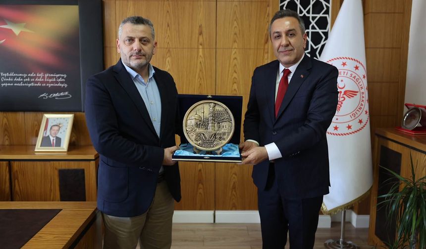 Muhsin Dere'den İl Sağlık Müdürlüğü'ne Ziyaret