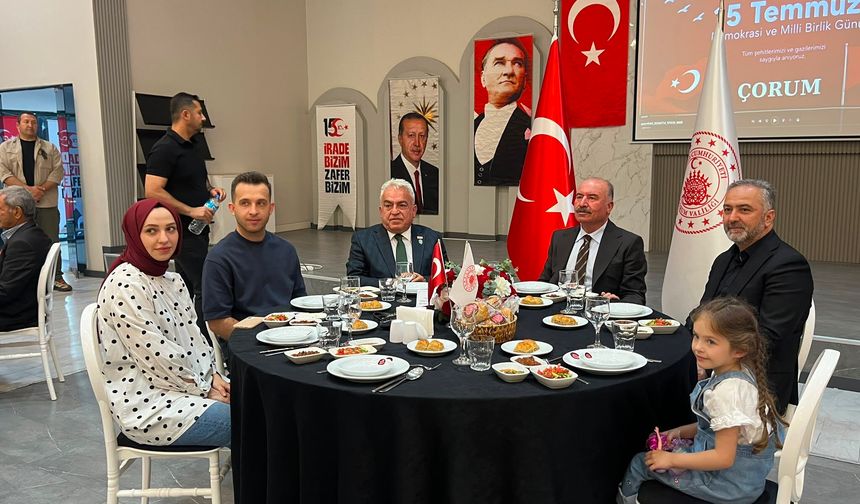 15 Temmuz Şehitleri Ve Gazileri Onuruna Anlamlı Buluşma