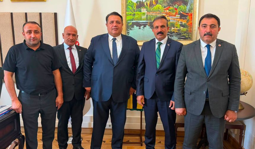 Uğurludağ Heyetinden Milletvekili Oğuzhan Kaya'ya Ziyaret