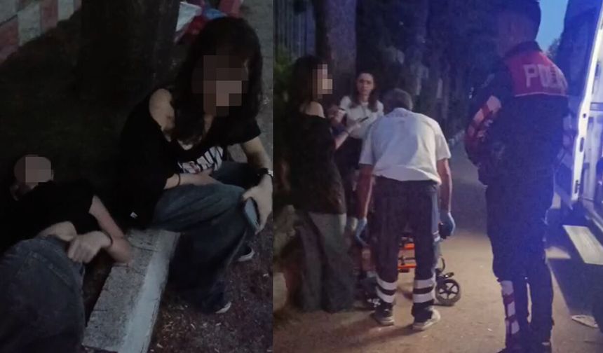 Sokak Ortasında Kendinden Geçen Genç Kız Korkuttu