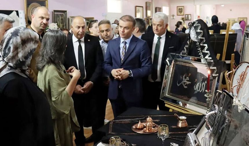 Alaca’da Hayat Boyu Öğrenme Haftası Yıl Sonu Sergisi Açıldı