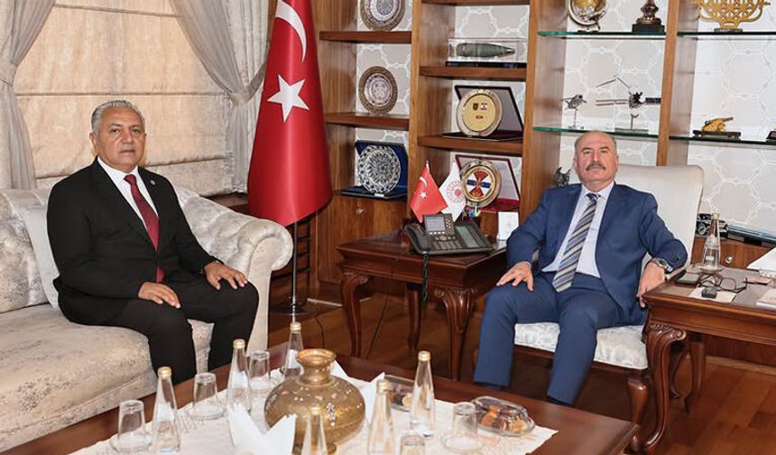 Vali Çalgan Başkan Özel’i Kabul Etti