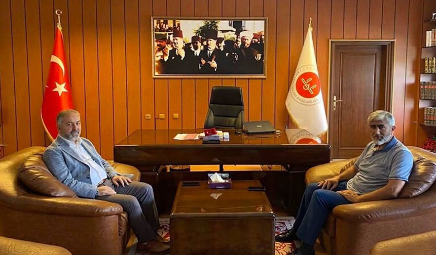 Müftü Yıldırım, Vakıflar Bölge Müdürünü Misafir Etti