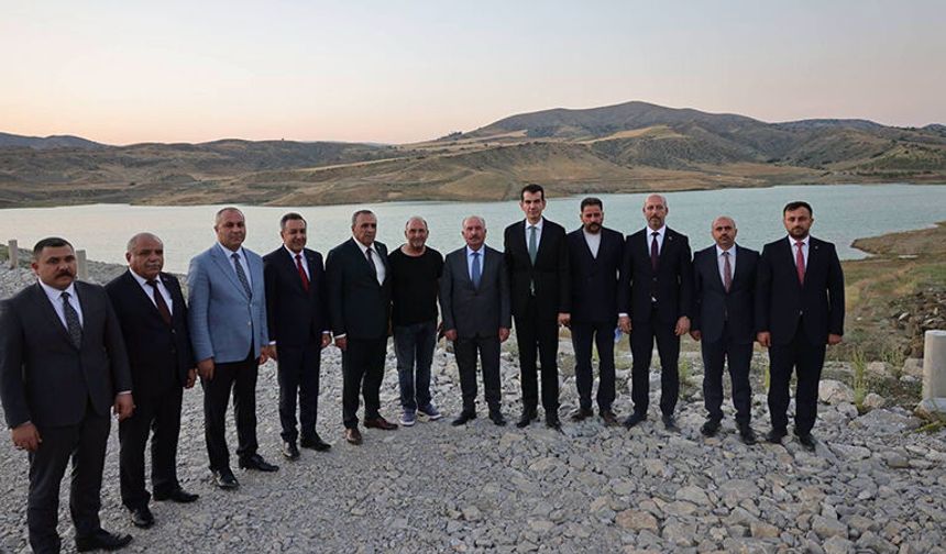 Protokol, Sungurlu’da Su Deposunu Ve Diği Göletini Gezdi