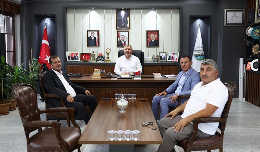 Başkan Gelgör, Özkubat ve Kaya’yı Ağırladı