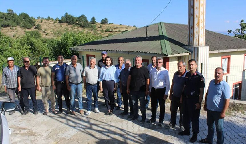 Kaymakam Tokur Köylerdeki Çalışmaları İnceledi