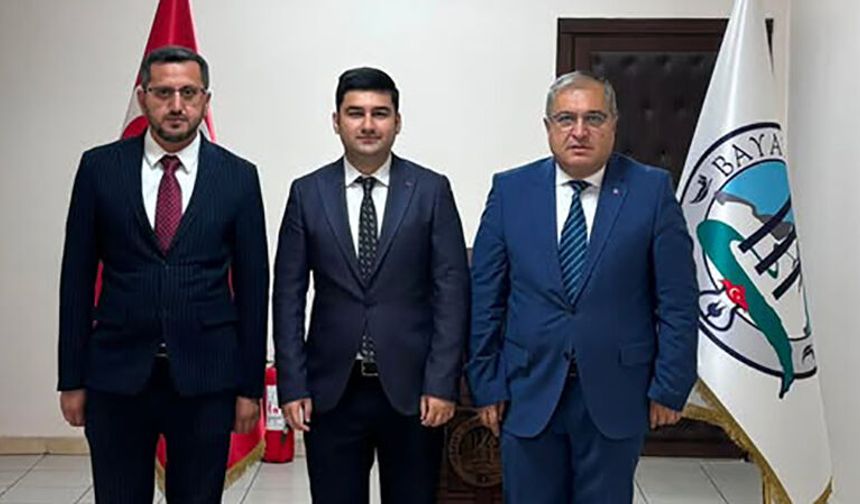 Başkan Ünlü’den Kaymakam Koç’a Hayırlı Olsun Ziyareti