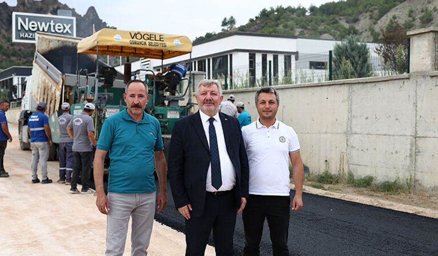 Gelgör Organizedeki Asfalt Çalışmalarını inceledi