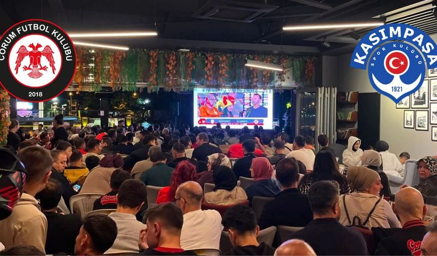 Çorum FK-Kasımpaşa Maçı Dev Ekranda