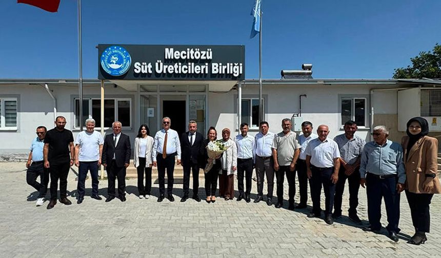 Ahlatcı Mecitözü’nde Süt Üreticilerini Dinledi
