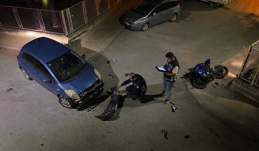 Motosiklet Sürücüsü Ölümden Döndü