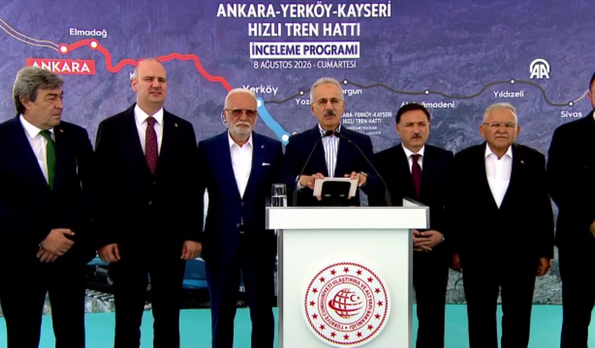 Bakan Çorum’un Hızlı Treni İçin Tarih Verdi