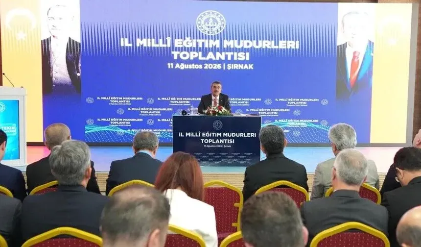 Bakan Tekin, 81 İlin Milli Eğitim Müdürüyle Görüştü