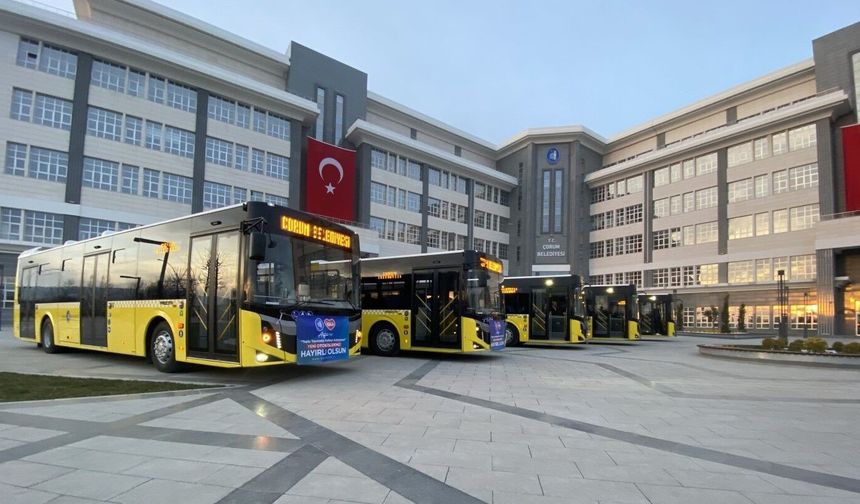 Çorum’da 30 Ağustos’ta Toplu Ulaşım Ücretsiz Olacak