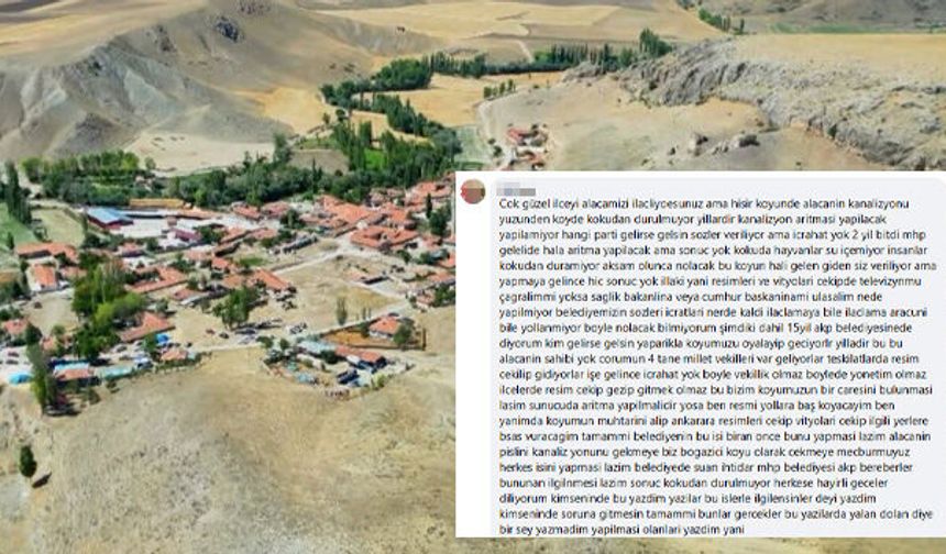 "Alaca’nın Kanalizasyonu Köyü Durulmaz Hale Getirdi"
