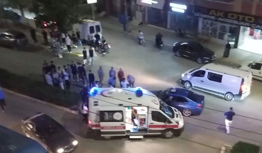 Osmancık'ta Otomobil İle Motosiklet Çarpıştı