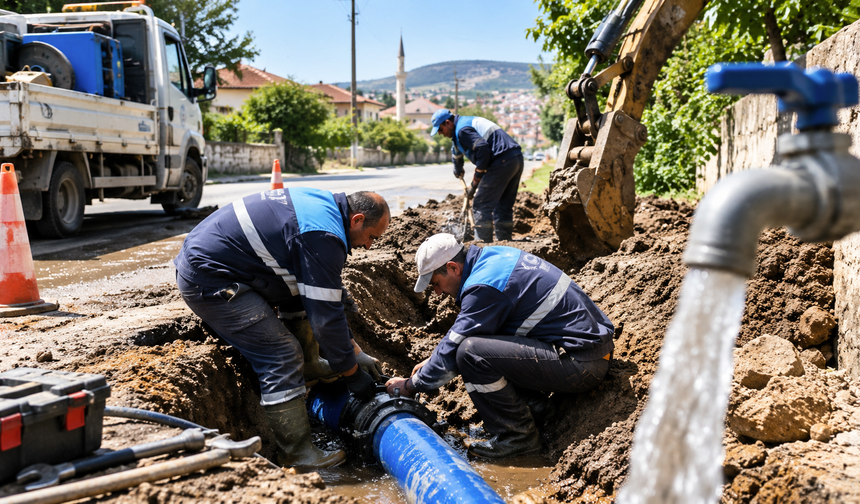 İskilip Ulaştepe’de Su Kesintisi