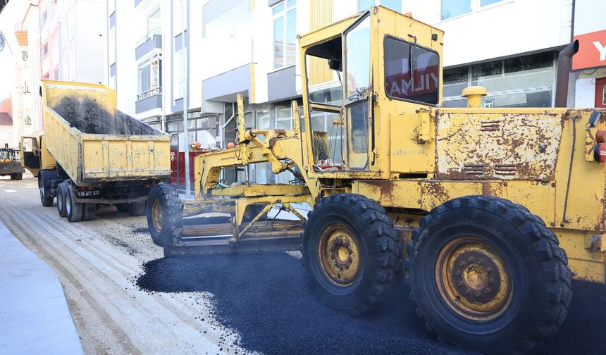 Başkan Arslan Asfaltlama Çalışmalarını İnceledi