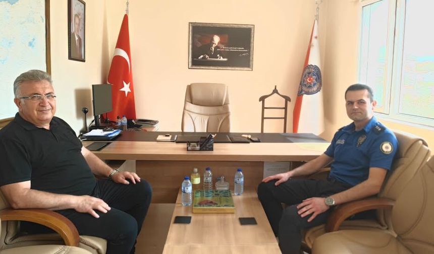 Başkan Cebeci’den Yeni İlçe Amirine Ziyaret