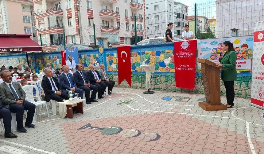 Kur’an Kursları Eğitim Yılına Coşkulu Başladı