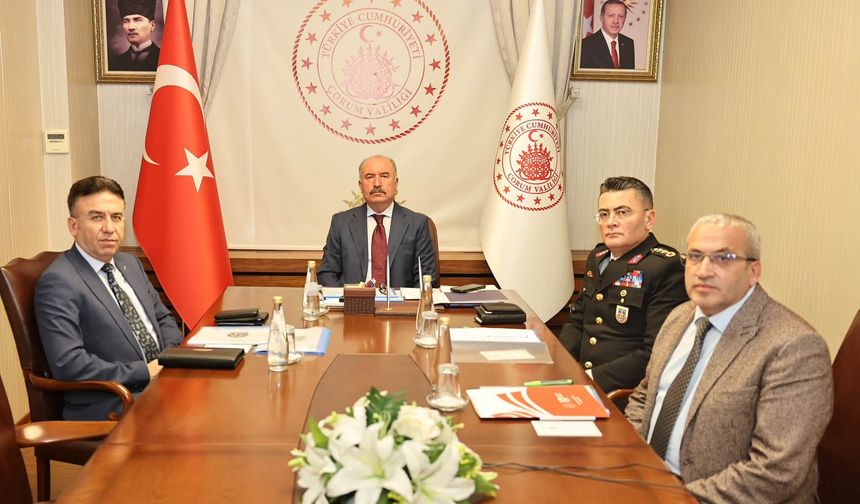 Vali Çalgan, Okul Güvenliği Konulu Video Konferansa Katıldı