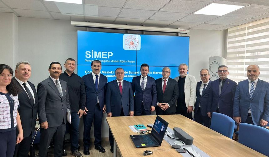 Çorum’da Mesleki Eğitimde Simep Hamlesi!