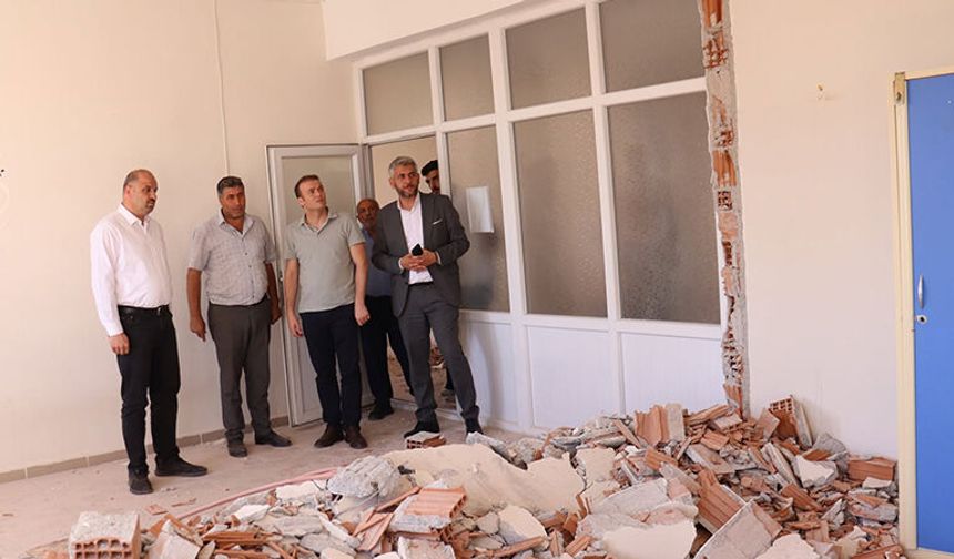Çalışmaları Devam Eden Öğretmenevinde İnceleme