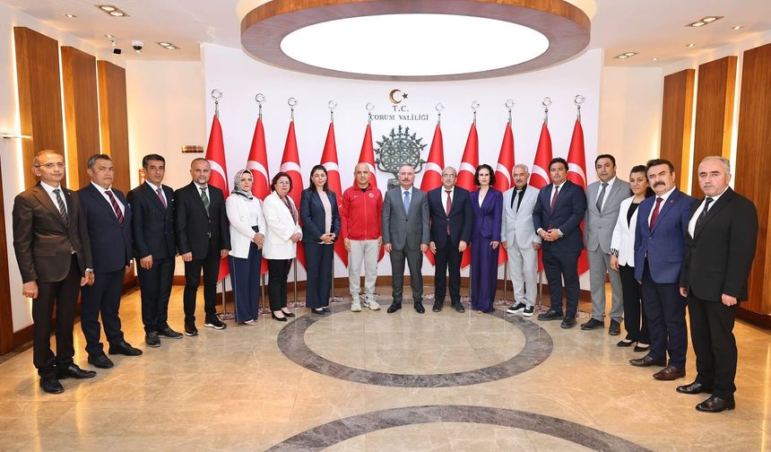 Vali Çalgan’a Milli Eğitimden İlköğretim Haftası Ziyareti
