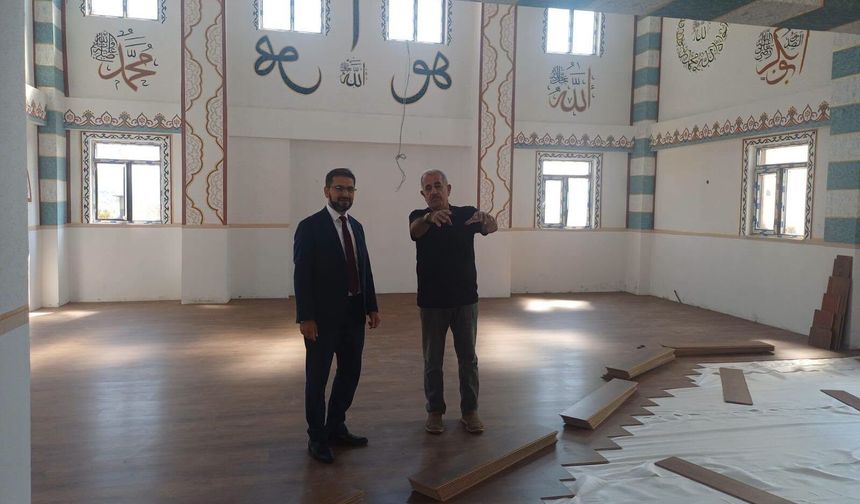 Osmancık Müftüsü Koçak Cami İnşaatını Ziyaret Etti
