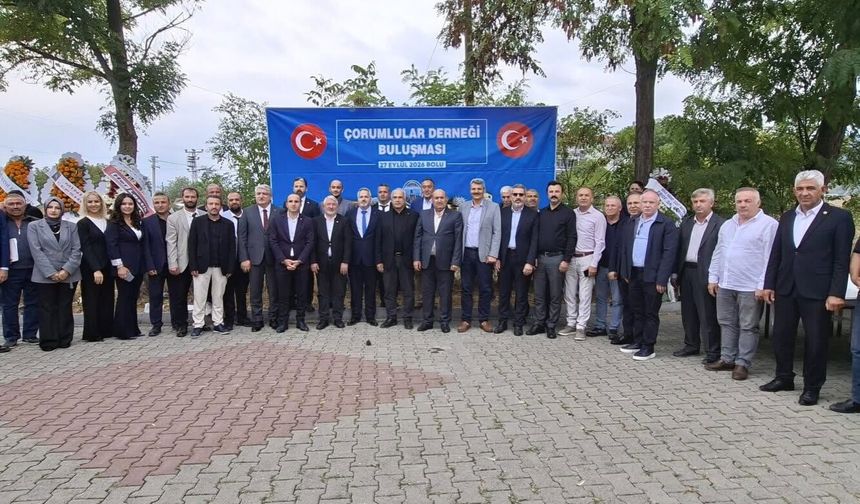 Çorum’dan Bolu’ya sevgi eli