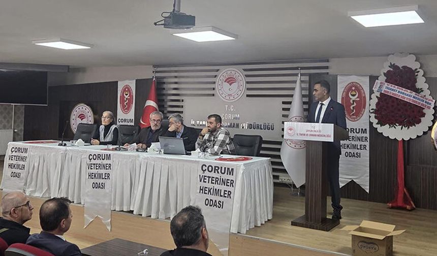 Çorum Veteriner Hekimler Odası’nda Fatih Şerbetci güven tazeledi