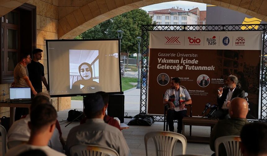Çorum’da Filistinli Öğrencilerin Eğitim Mücadelesi Anlatıldı