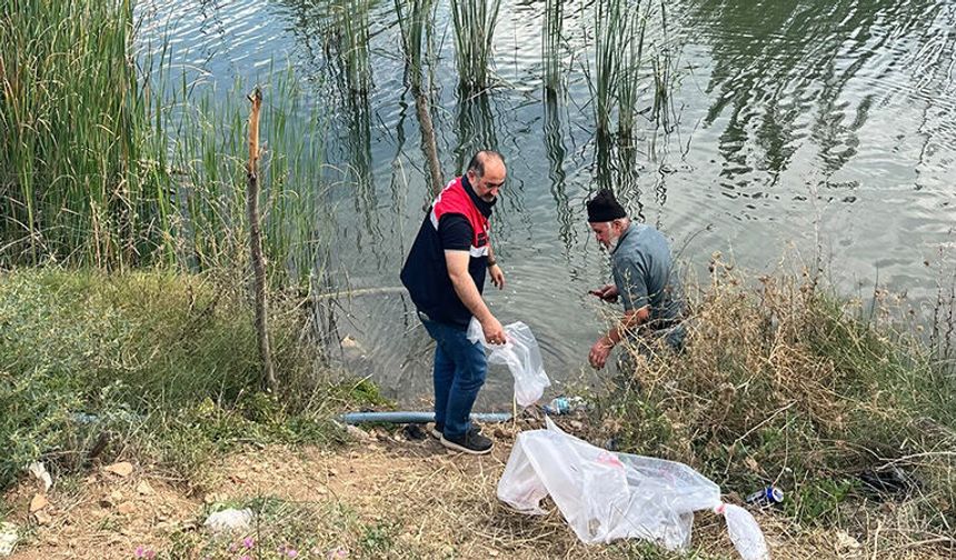 Dodurga'da Gölete Yavru Balık Bırakıldı