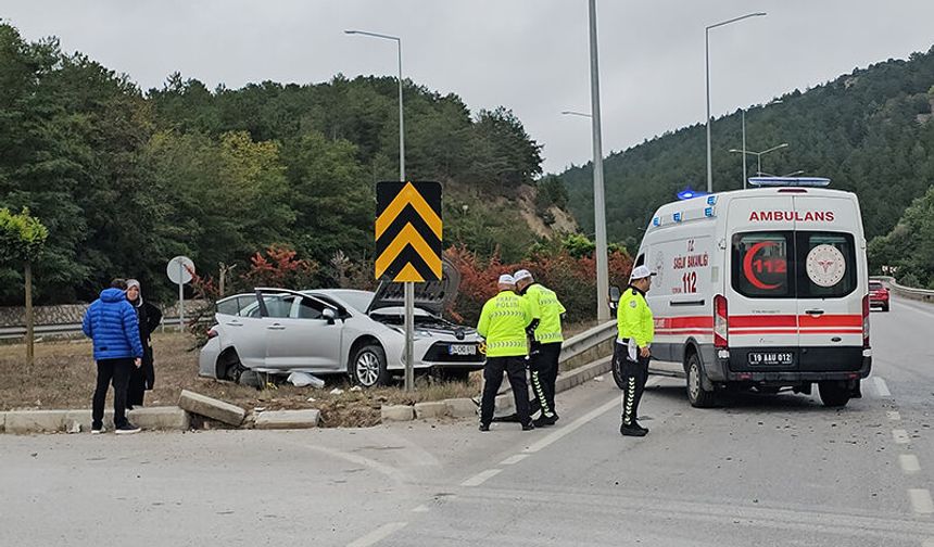 Samsun Yolunda can pazarı 3 kişi yaralandı