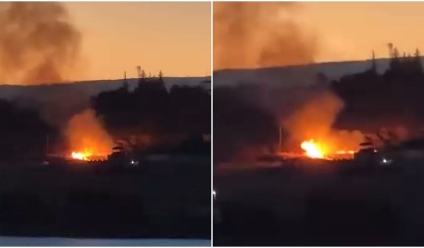 Çorum Barajı’nda Yangın! Ekipler Sevk Edildi