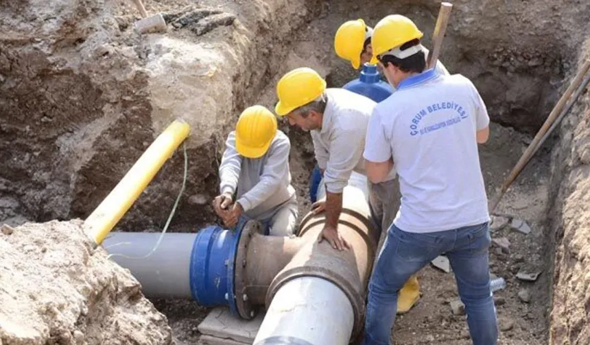 Çorum susuz kaldı, belediyeden ilk açıklama