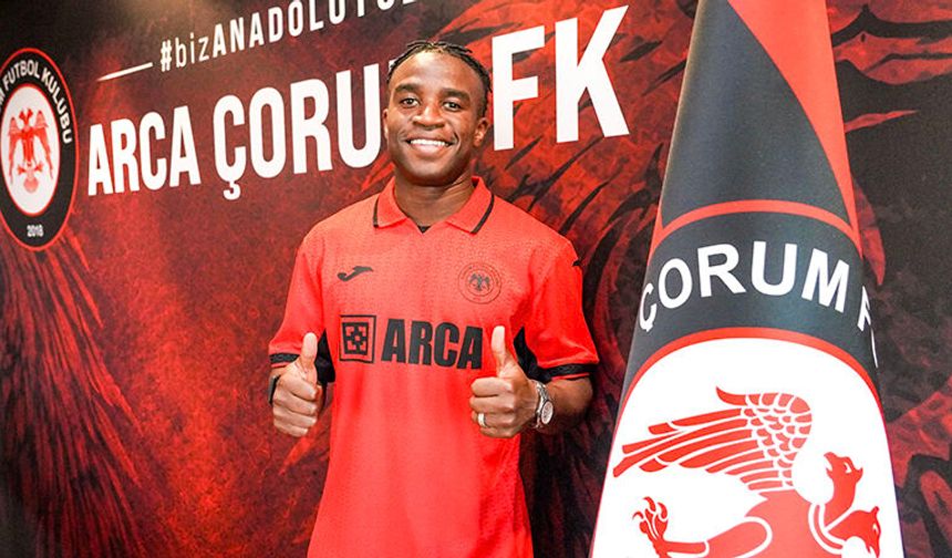Youssoufa Moukoko Arca Çorum FK’da
