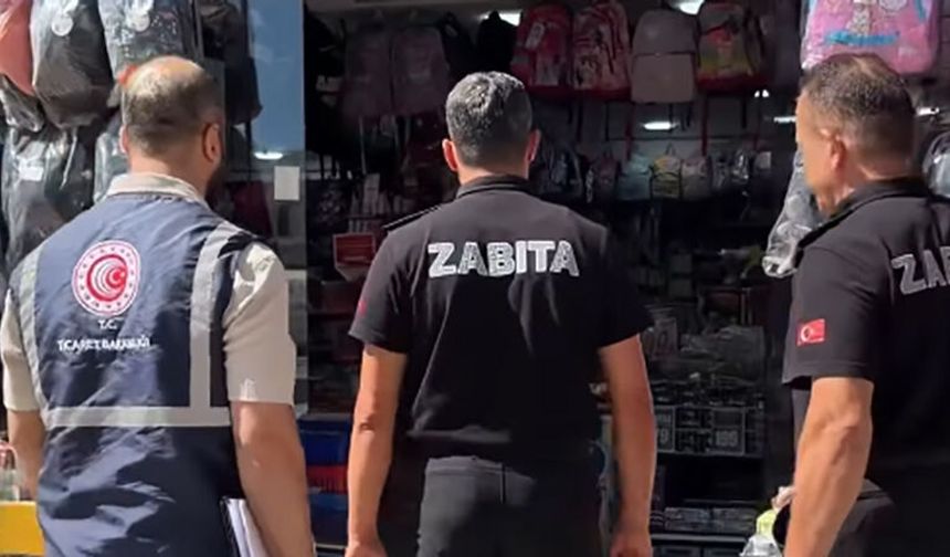 Kırtasiyeler De Denetlendi