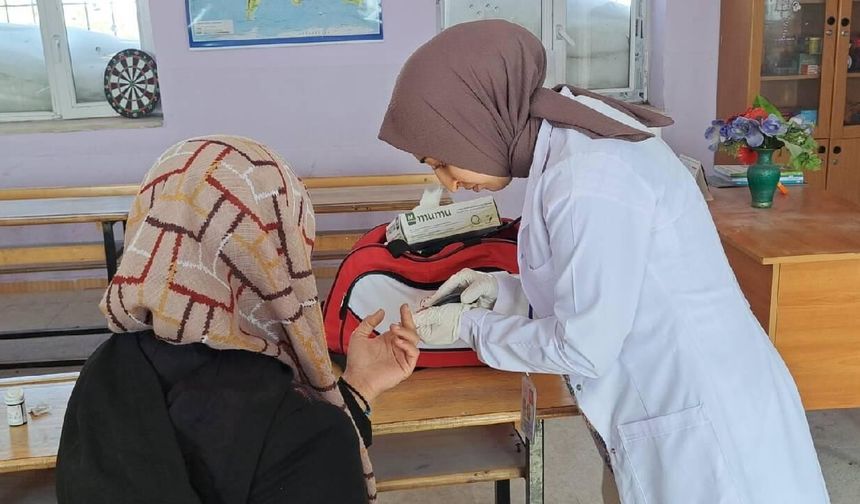 Oğuzlar'da Sağlık Taraması Yapıldı