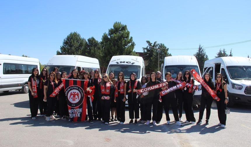 Çorum FK Taraftarı Samsun Yollarında! Deplasmanda Büyük Buluşma