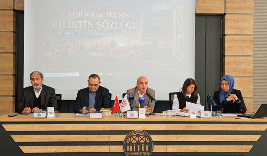 "Yedi Bölge Tek Ses: Filistin Sözlüğü" programı düzenlendi